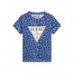 Tricou copii Guess pentru fata cu logo si print leopard