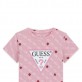 Tricou copii Guess pentru fata cu logo si print leopard