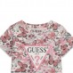 Tricou copii Guess pentru fata cu logo si print leopard