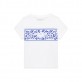 Tricou copii cu maneca scurta Guess pentru fata cu logo si print