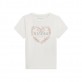 Tricou copii cu maneca scurta Guess pentru fata cu logo inima