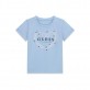 Tricou copii cu maneca scurta Guess pentru fata cu logo inima
