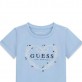 Tricou copii cu maneca scurta Guess pentru fata cu logo inima