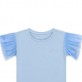 Tricou de copii cu maneca scurta Guess pentru fata cu inscriptie