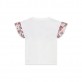 Tricou copii Guess pentru fata cu elemente florale si fluturi