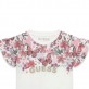Tricou copii Guess pentru fata cu elemente florale si fluturi
