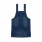 Rochita confortabila din denim copii Guess pentru fata cu broderie