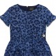 Rochita copii Guess pentru fata cu print leopard si logo mic