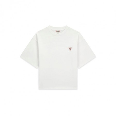 Tricou copii Guess pentru baiat cu maneca scurta si logo mic in stanga