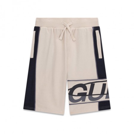 Pantaloni sport copii Guess pentru baiat scurti cu inscriptie