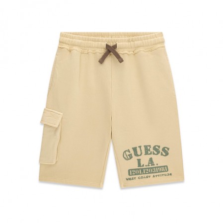 Pantaloni scurti sport copii Guess pentru baiat cu picioare largi