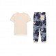 Set de casa copii Guess pentru baiat tricou si pantaloni lungi