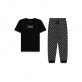 Set de casa copii Guess pentru baiat tricou si pantaloni lungi