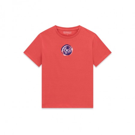 Tricou copii cu maneca scurta Guess pentru baiat cu logo