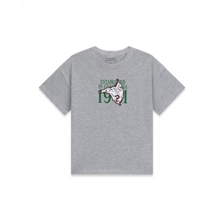 Tricou copii cu maneca scurta Guess pentru baiat cu logo la mijloc
