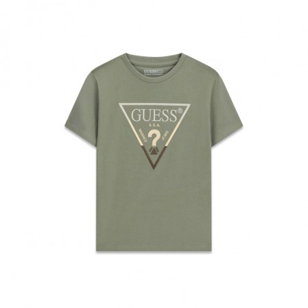 Tricou copii cu maneca scurta Guess de baiat clasic cu logo la mijloc