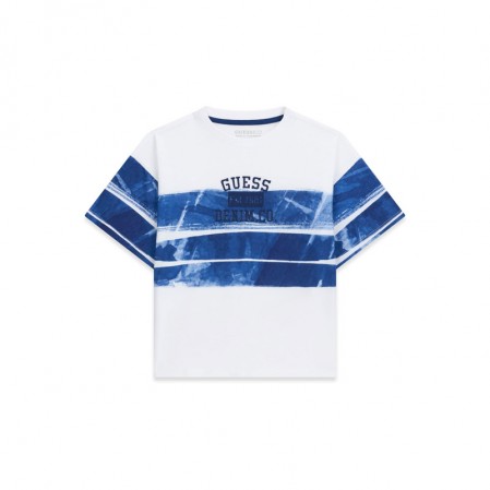 Tricou copii cu maneca scurta Guess pentru baiat imprimeu si logo