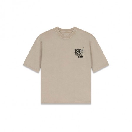 Tricou copii Guess pentru baiat cu maneci largi si logo
