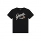 Tricou copii cu maneca scurta Guess pentru baiat mini ME neagra