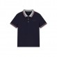 Tricou polo copii Guess pentru baiat maneca scurta guler cu nasturi