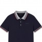 Tricou polo copii Guess pentru baiat maneca scurta guler cu nasturi