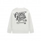 Bluza copii Guess de baiat cu maneca lunga logo si imprimeu la spate