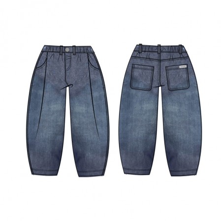 Pantaloni lungi copii Guess pentru baiat cu picioare tip balon