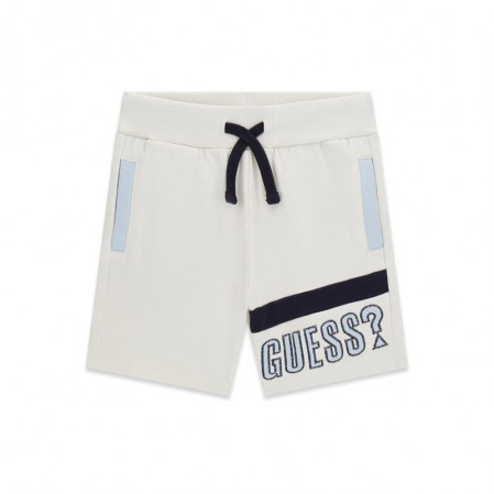 Pantaloni scurti tip bermude copii Guess de baiat cu croiala standart