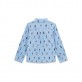 Camasa copii cu maneci lungi Guess pentru baiat cu print de ursulet