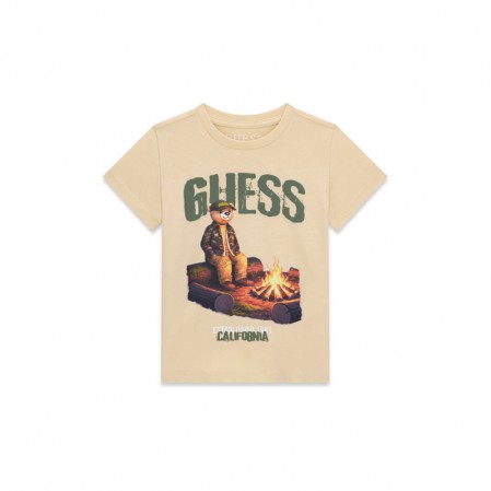 Tricou copii cu maneca scurta Guess pentru baiat cu desen ursulet