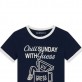 Tricou copii Guess pentru baiat cu logo mare si inscriptie