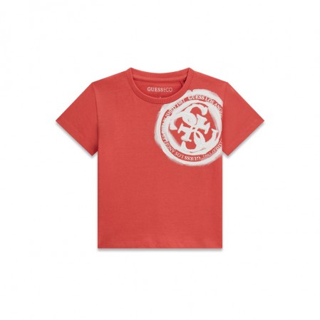 Tricou copii Guess pentru baiat cu logo mare sus