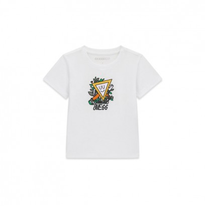 Tricou copii cu maneca scurta Guess pentru baiat cu logo interesant