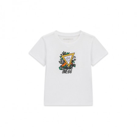 Tricou copii cu maneca scurta Guess pentru baiat cu logo interesant