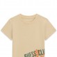 Tricou copii cu maneca scurta Guess pentru baiat cu logo si inscriptie