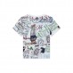 Tricou copii cu maneca scurta Guess de baiat cu print colorat si logo
