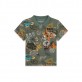 Tricou polo copii Guess pentru baiat cu maneca scurta si print colorat