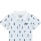 Tricou polo copii Guess de baiat cu maneca scurta si print de ursulet