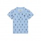 Tricou polo copii Guess de baiat cu maneca scurta si print de ursulet