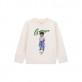 Bluza copii Guess pentru baiat cu maneca lunga si desen cu ursulet