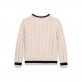 Cardigan copii cu maneca lunga Guess pentru baiat cu decolteu ascutit