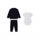 Set bebe Guess pentru baiat partea de sus cu fermoar si body