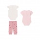 Set bebe Guess pentru fetita doua body cu maneca scurta si pantaloni