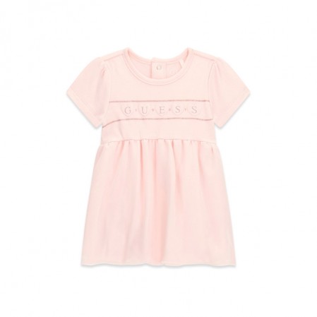 Rochita body bebe Guess pentru fetita cu maneci scurte