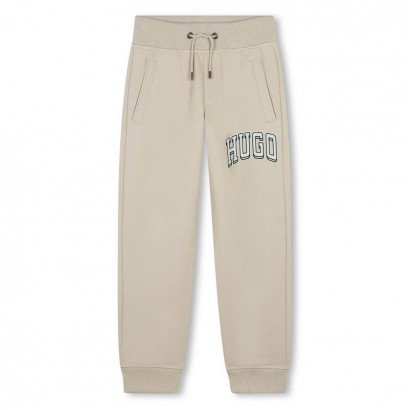 Pantaloni sport copii Hugo pentru baiat cu logo