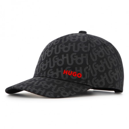 Sapca copii Hugo unisex cu desen integral cu inscriptie si logo