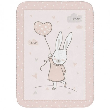 Kikkaboo Pătură super moale pentru bebe 80х110 cm Rabbits in Love