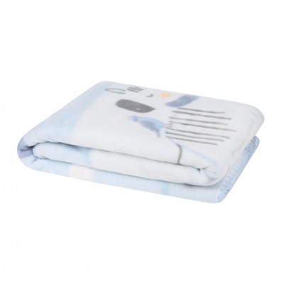 Kikkaboo Patura moale bebe 110x140 Stripy Friends