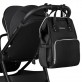 Kikkaboo Geanta Siena Black Silver 2025 Kikkaboo Geanta Siena Black Silver 2025