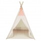 Kikkaboo Cort de joaca din lemn cu sezut moale Beige House